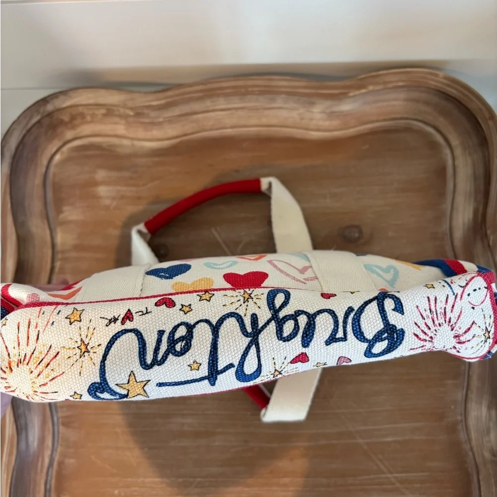 Brighton Red White And You Mini Tote NWOT - Picture 6 of 6